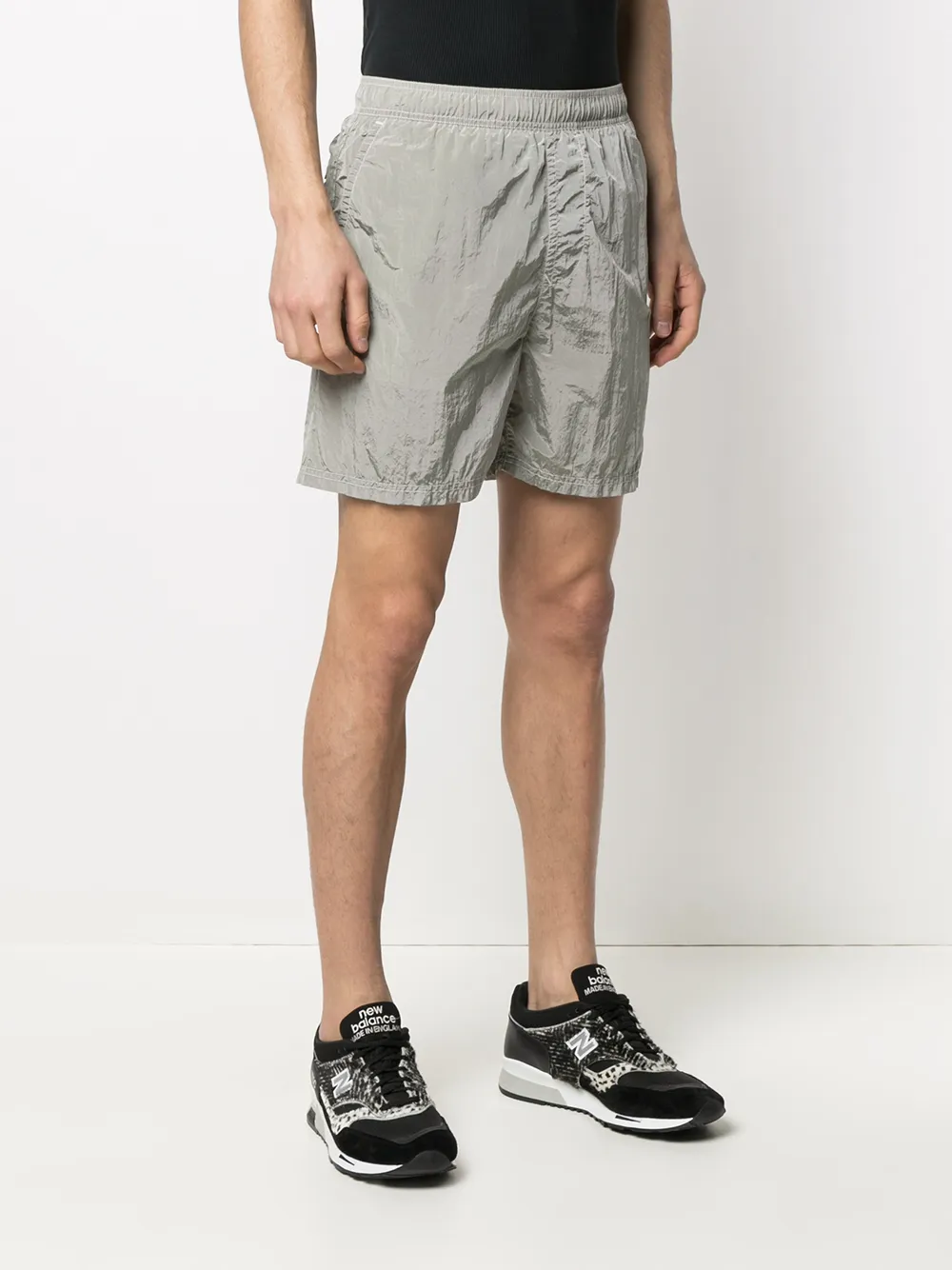 фото Stone island спортивные шорты с нашивкой-логотипом