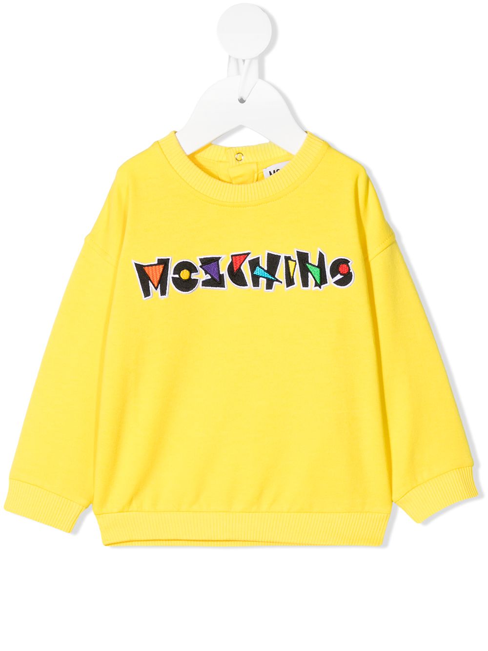 фото Moschino kids толстовка с вышитым логотипом