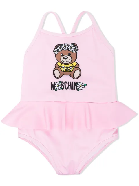 burberry swimsuit kids pink