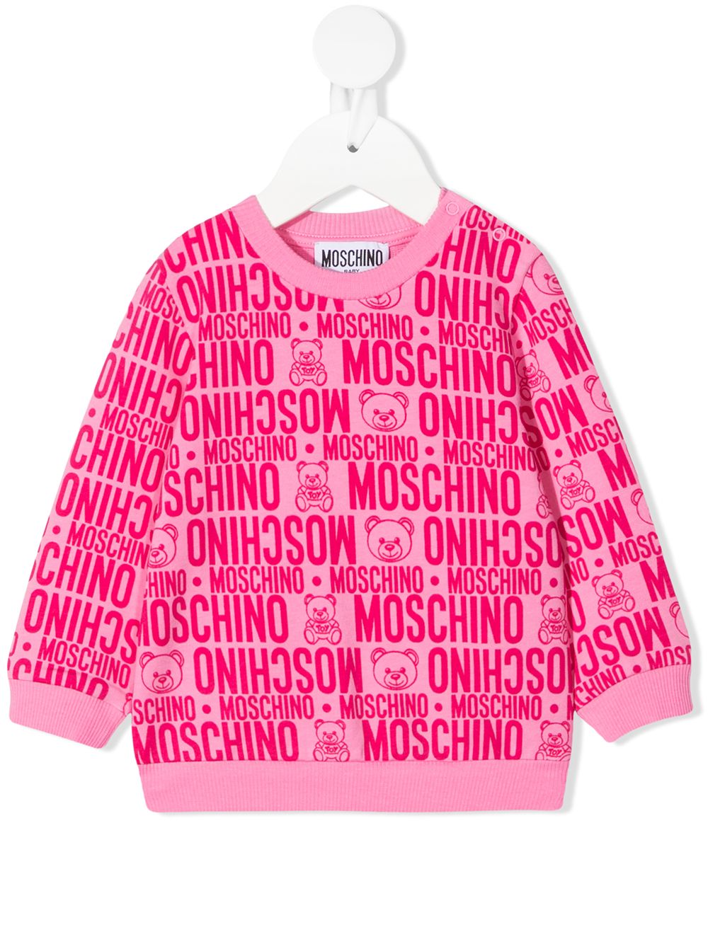 фото Moschino kids толстовка с логотипом