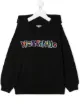 Image 1 of Moschino Kids embroidered-logo hoodie
