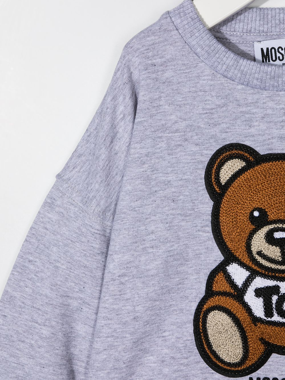 фото Moschino kids толстовка с принтом teddy bear