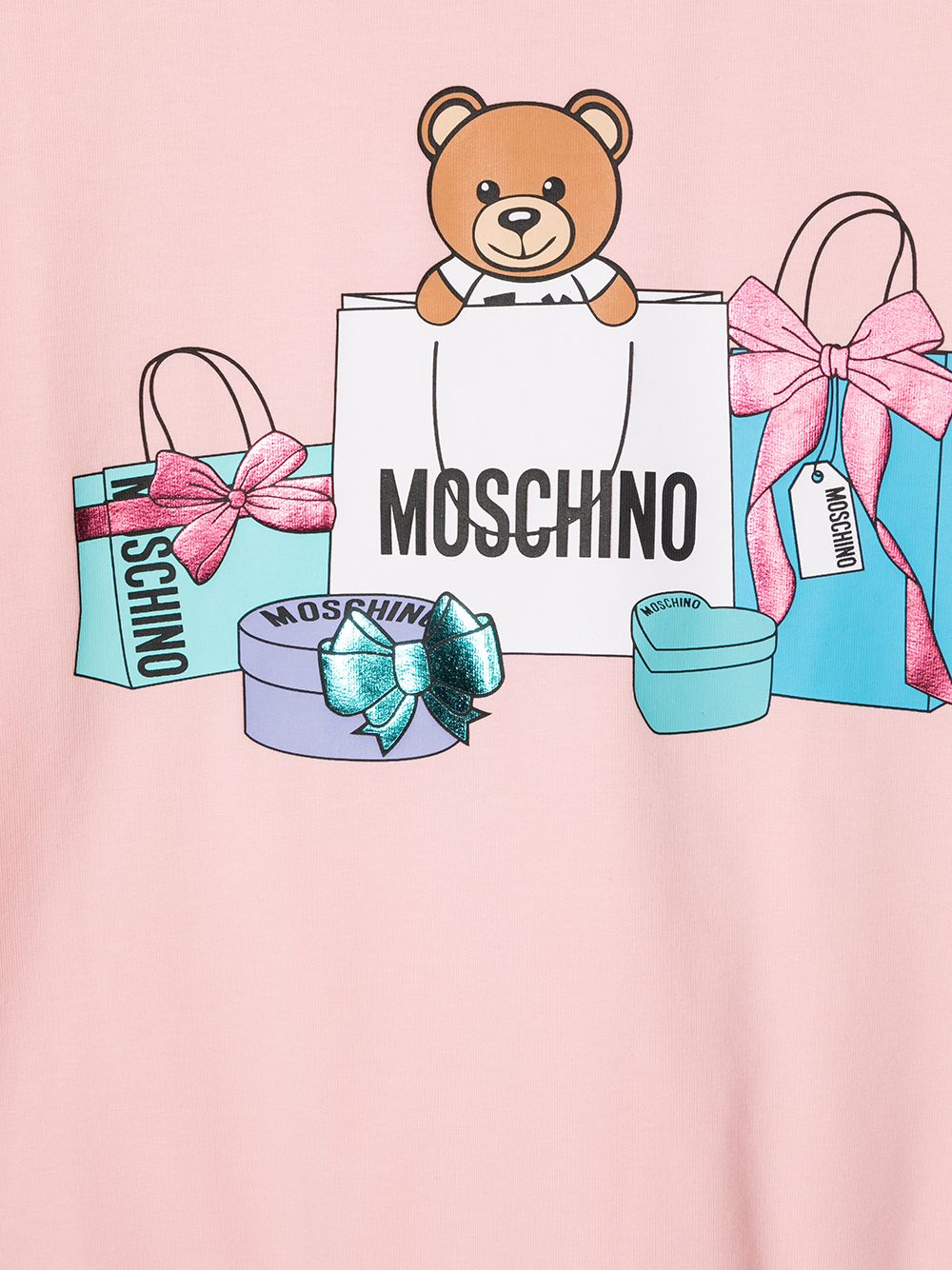 фото Moschino kids толстовка с логотипом