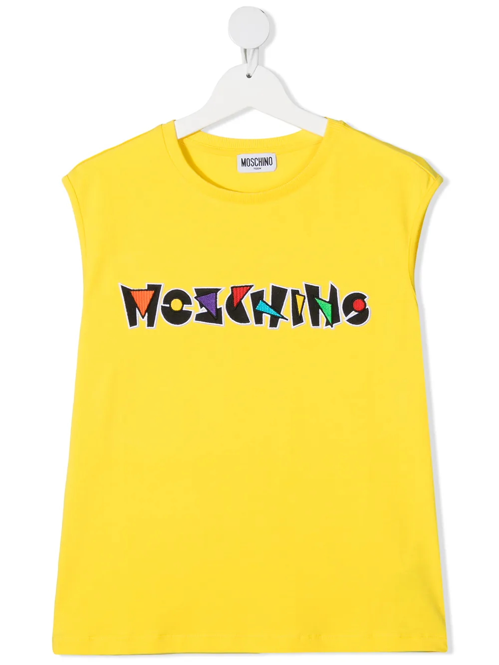 фото Moschino kids топ без рукавов с логотипом