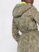 Herno camouflage print drawstring waist coat