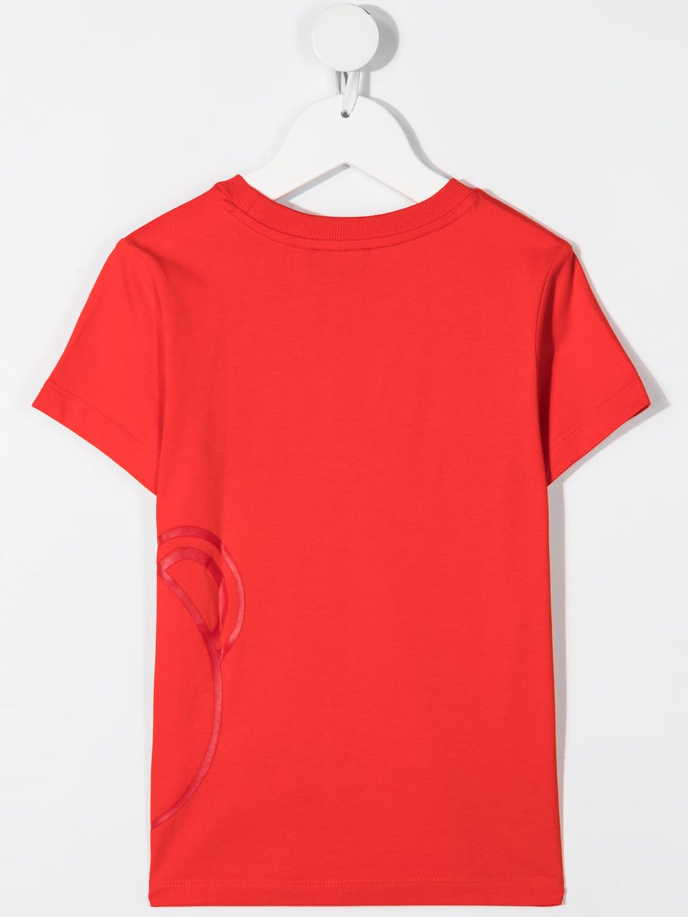 Shop Moschino Teddy Bear Print T-shirt In Red