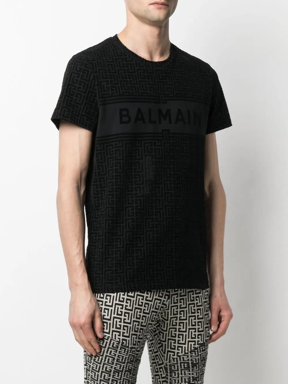 фото Balmain футболка с монограммой