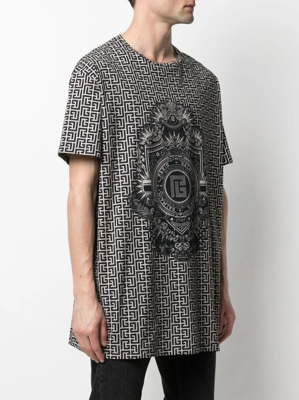 фото Balmain футболка с монограммой