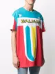 Balmain logo-print colour-block T-shirt