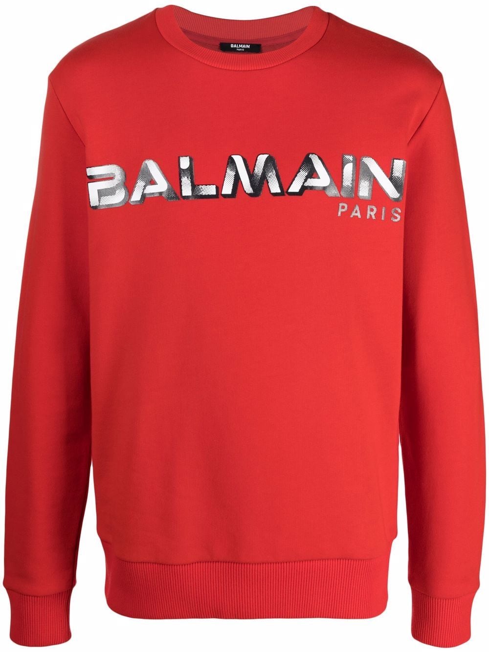 Balmain Logo Print Sweatshirt - Farfetch