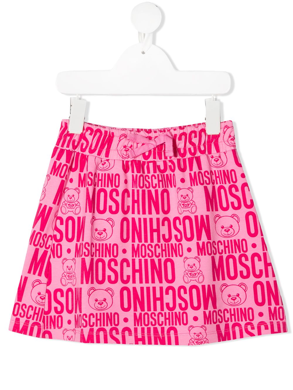 фото Moschino kids юбка с монограммой