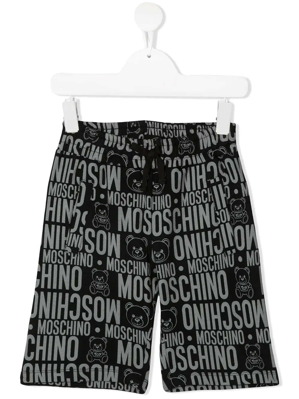 фото Moschino kids шорты с монограммой