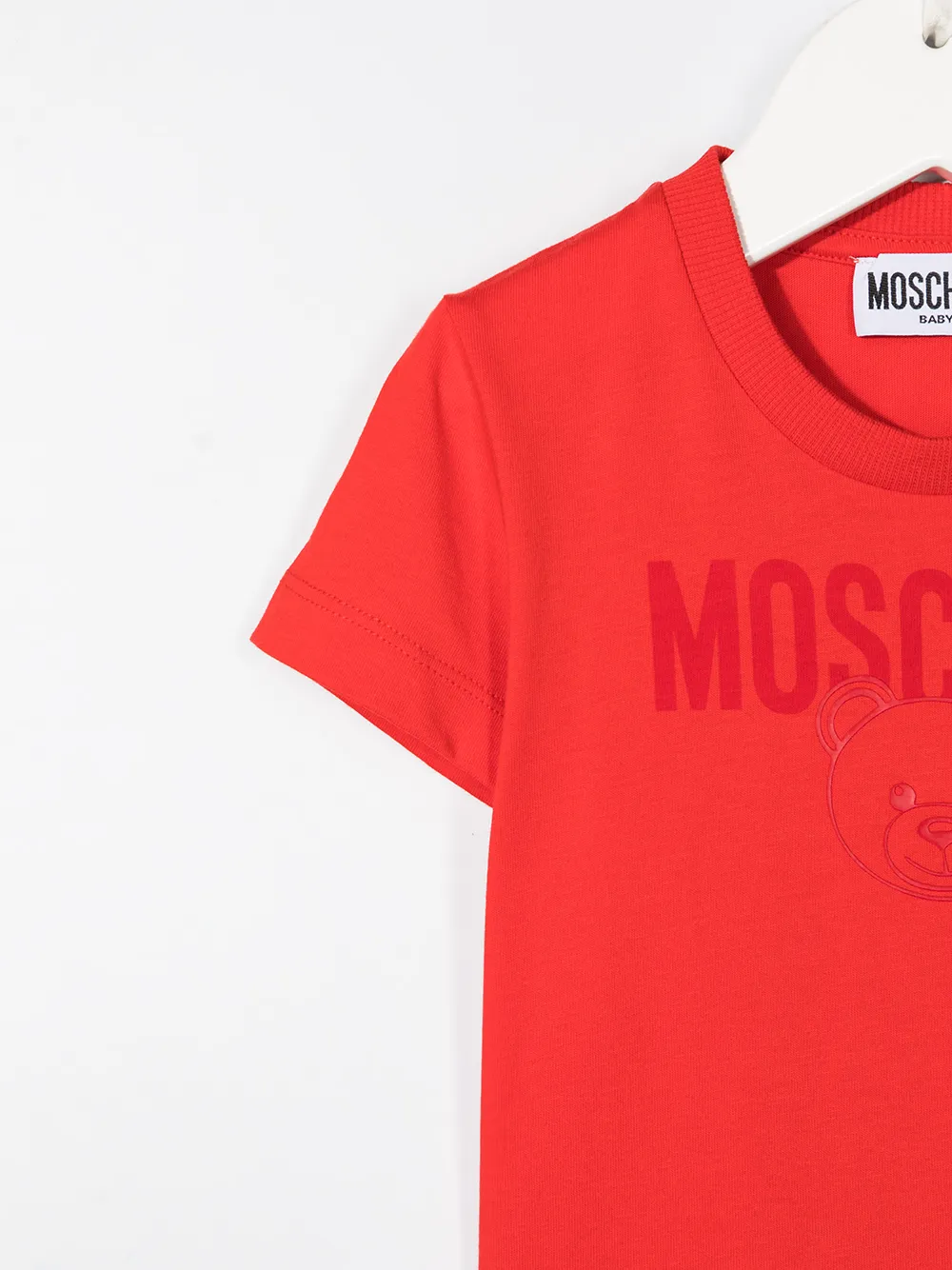 фото Moschino kids футболка с логотипом