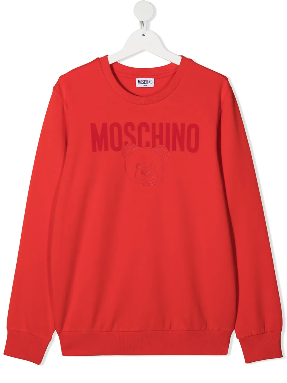 фото Moschino kids толстовка с логотипом