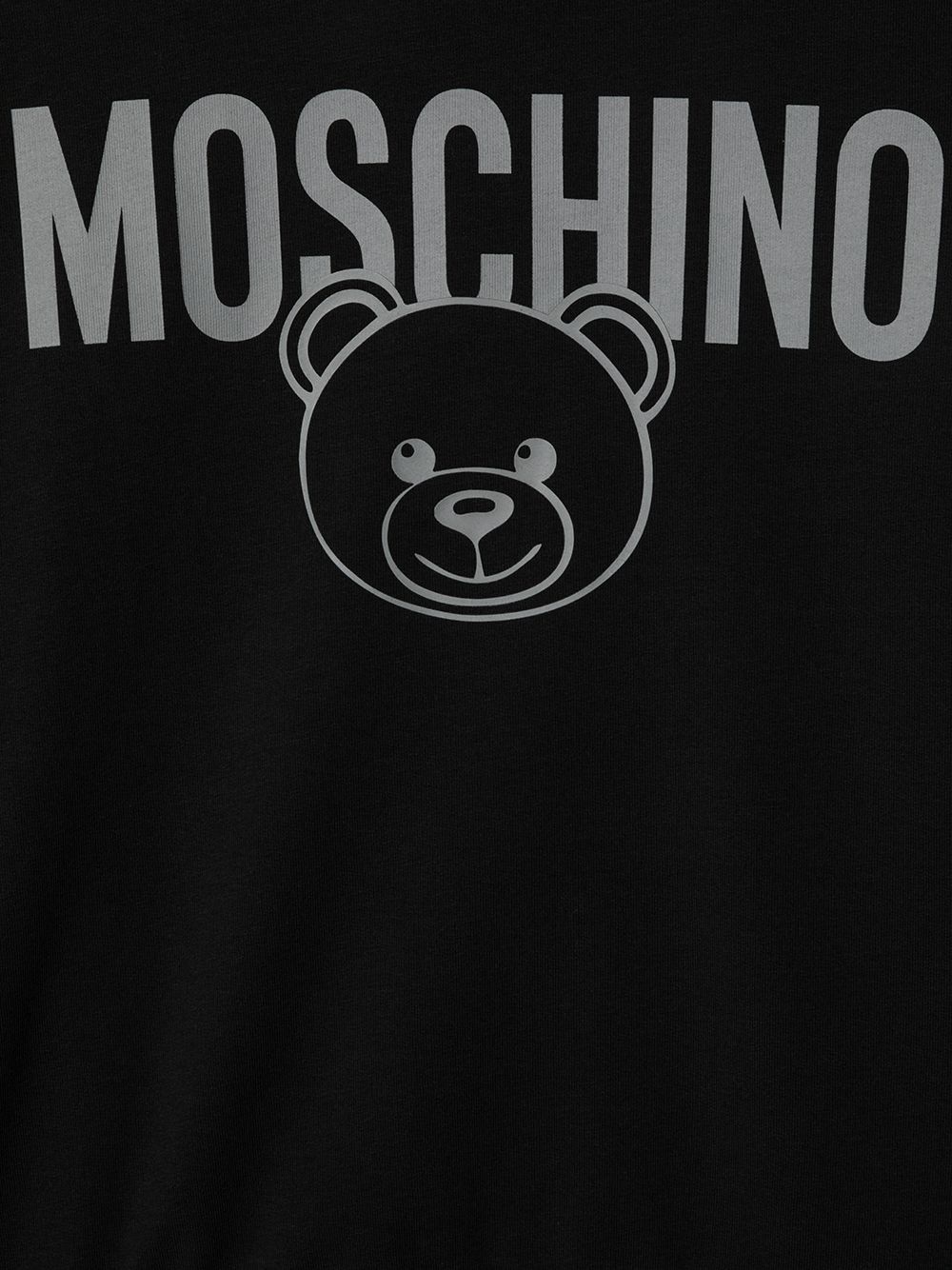 фото Moschino kids толстовка с принтом teddy bear