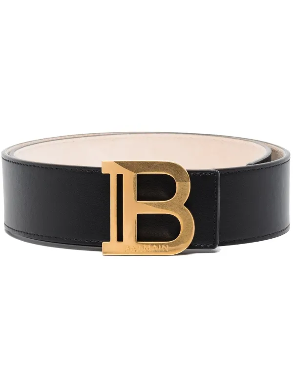 Balmain logo-plaque Leather Belt - Farfetch