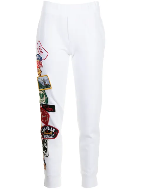 DSQUARED2 patch-detail track pants Women