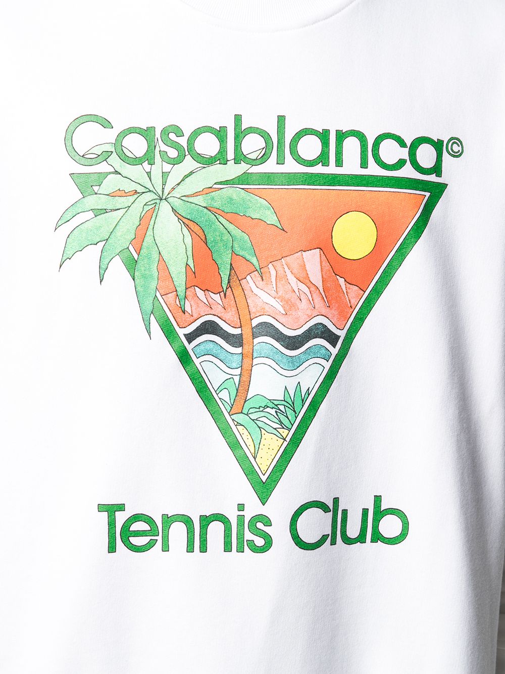 фото Casablanca толстовка с принтом tennis club