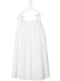 Andorine ruffled midi dress - White