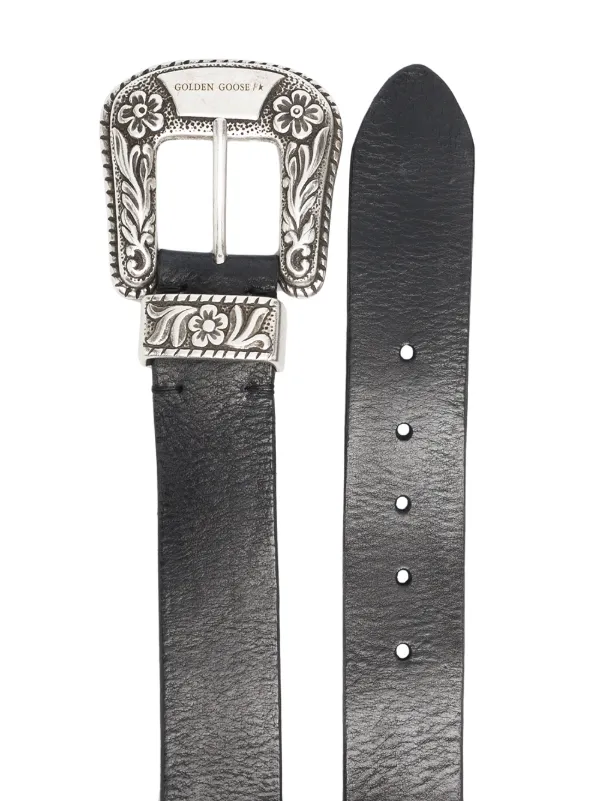 ベルト GOLDEN GOOSE Woman Belt Black GWA00408A00044890100 Women's black leather belt | Golden Goose