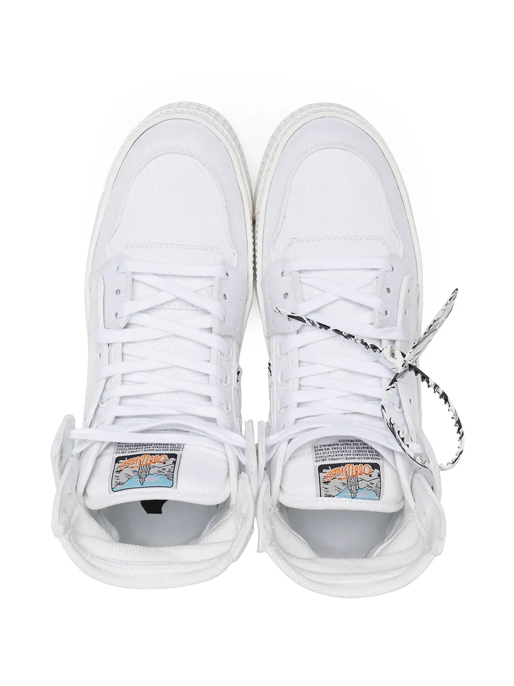 фото Off-white высокие кроссовки off-court