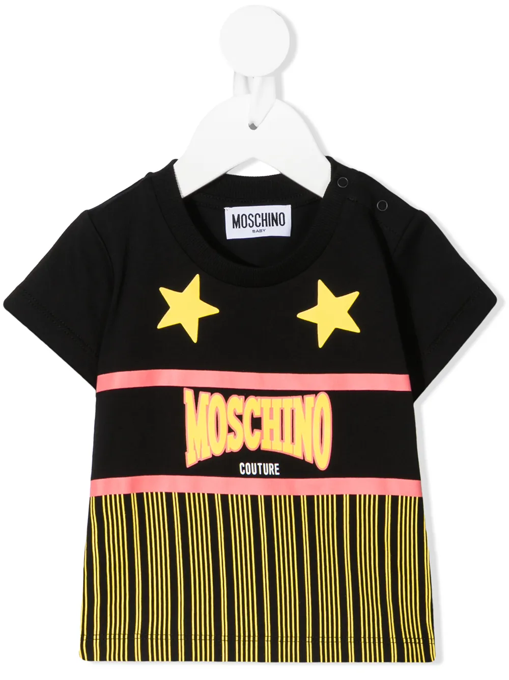 фото Moschino kids футболка с логотипом