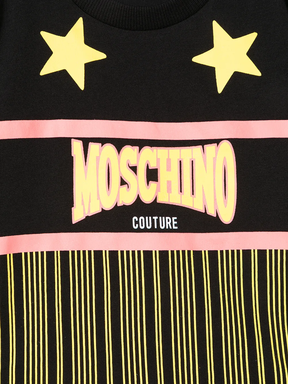 фото Moschino kids футболка с логотипом