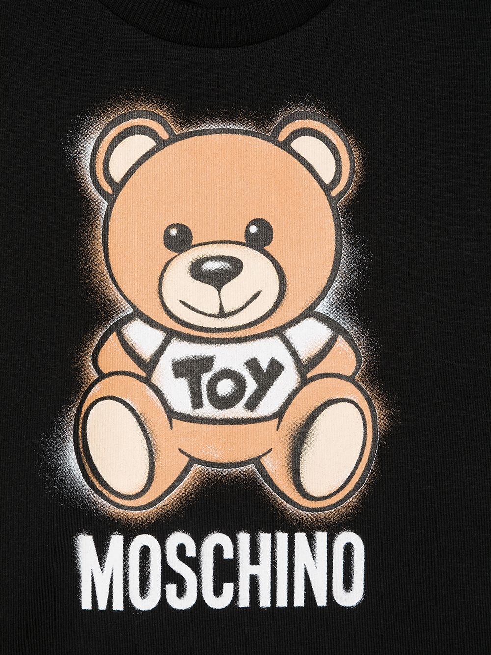 фото Moschino kids толстовка с принтом teddy bear