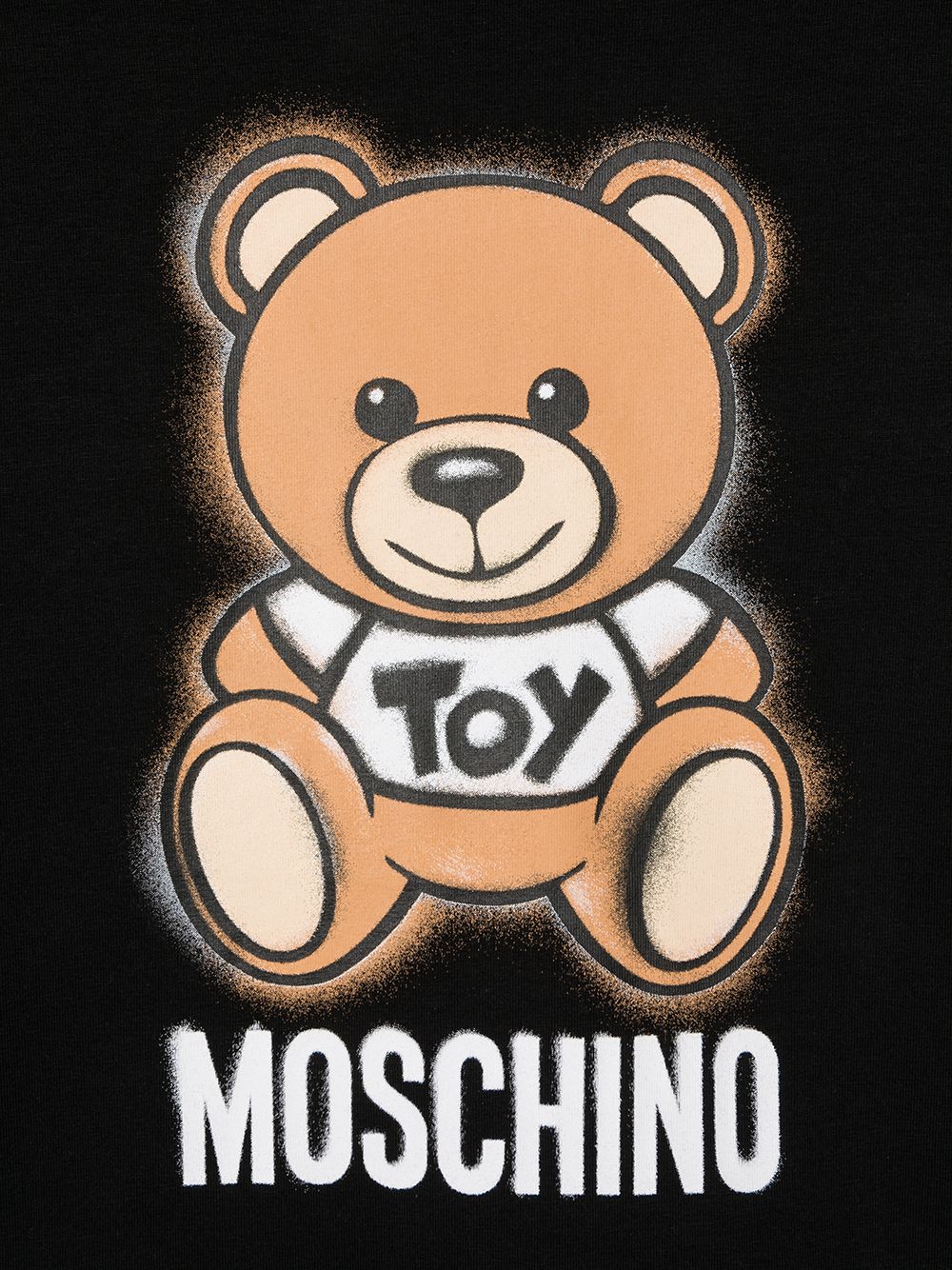 фото Moschino kids толстовка с принтом teddy bear