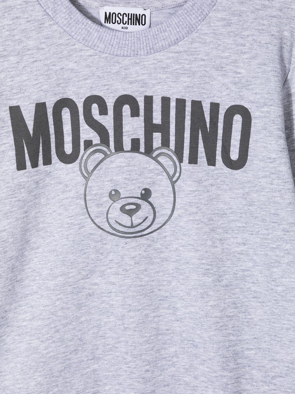 фото Moschino kids толстовка с принтом teddy bear