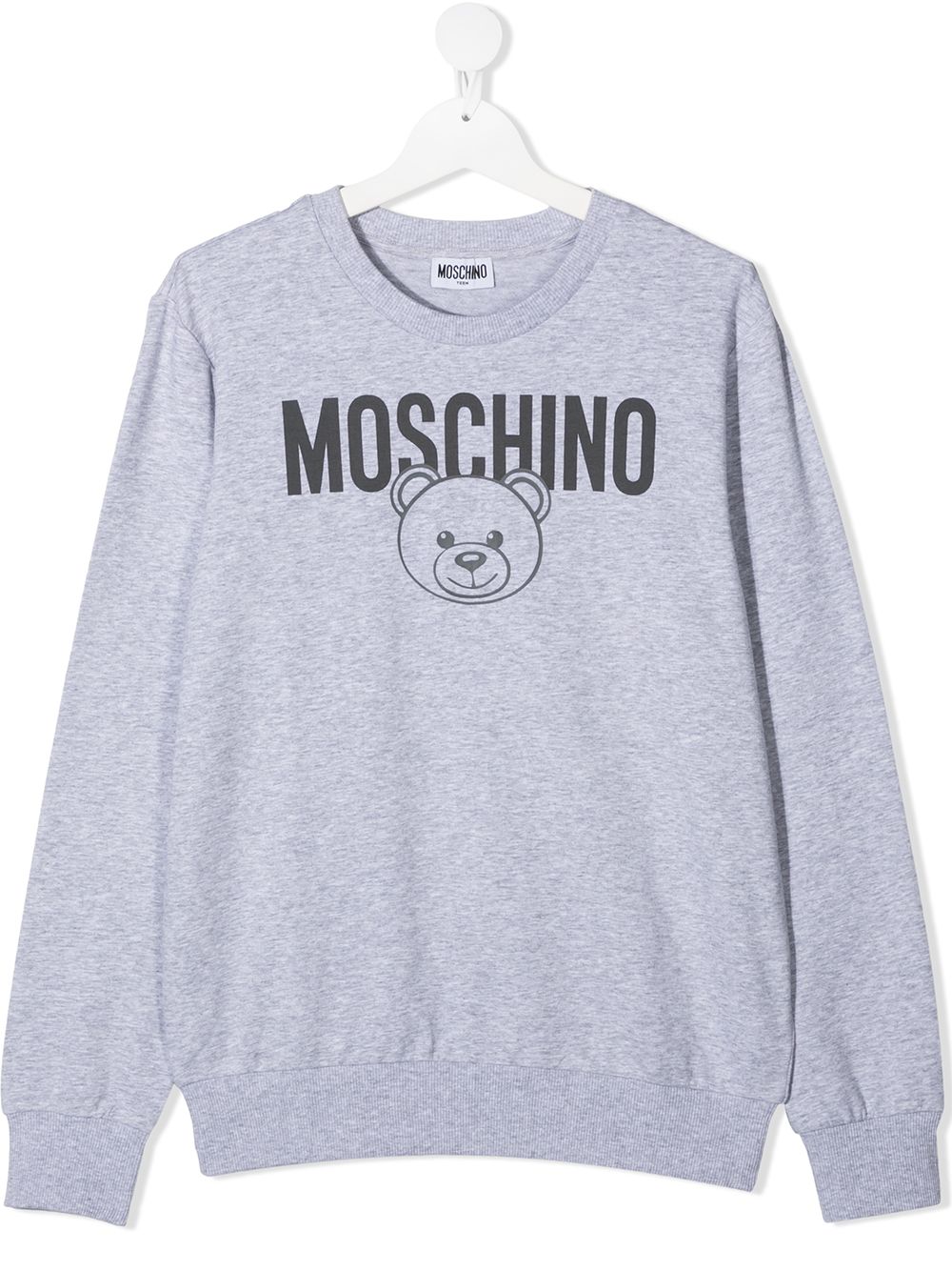 фото Moschino kids толстовка с принтом teddy bear