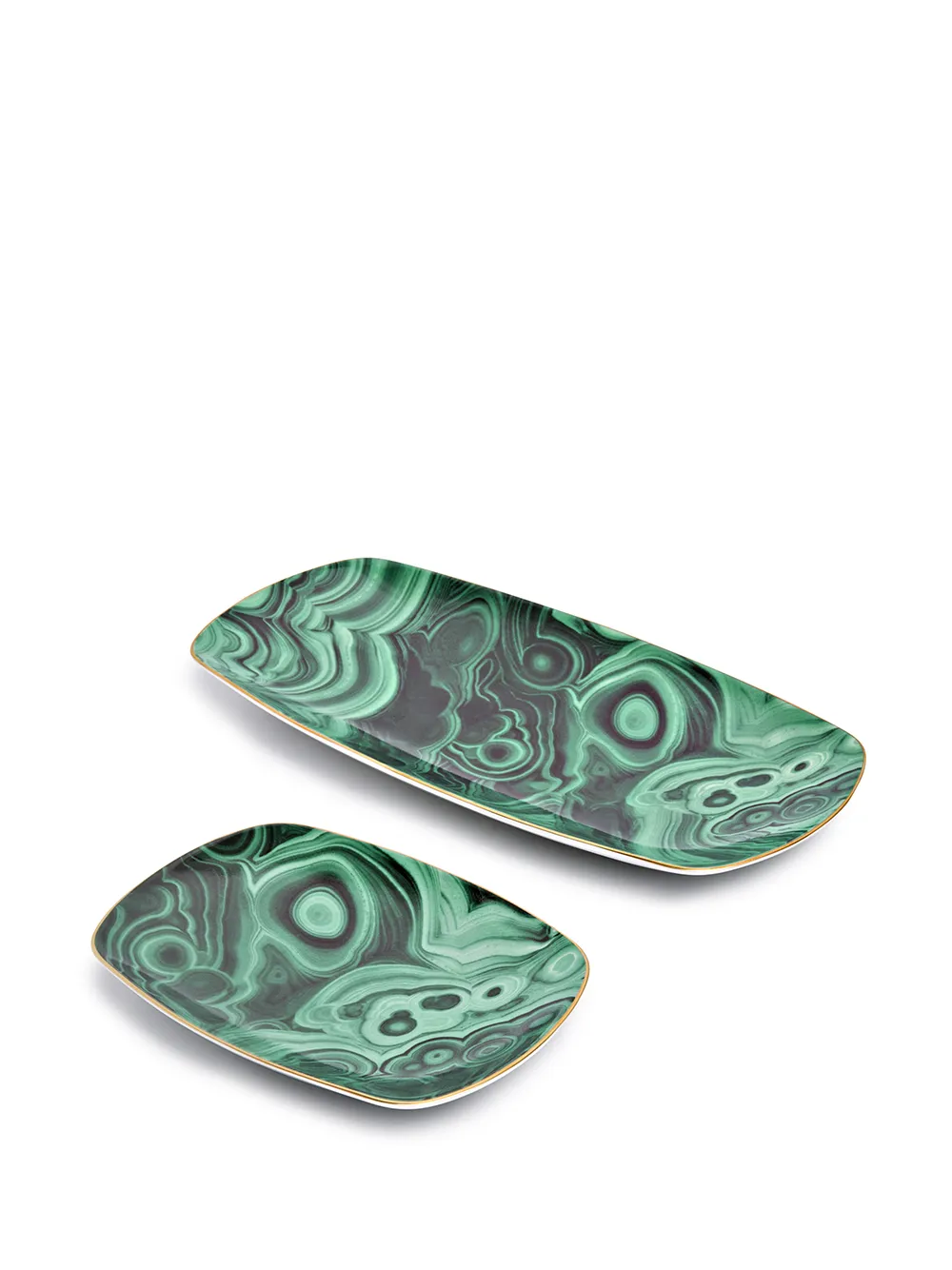 Image 3 of L'Objet Vassoio Malachite (30cm)