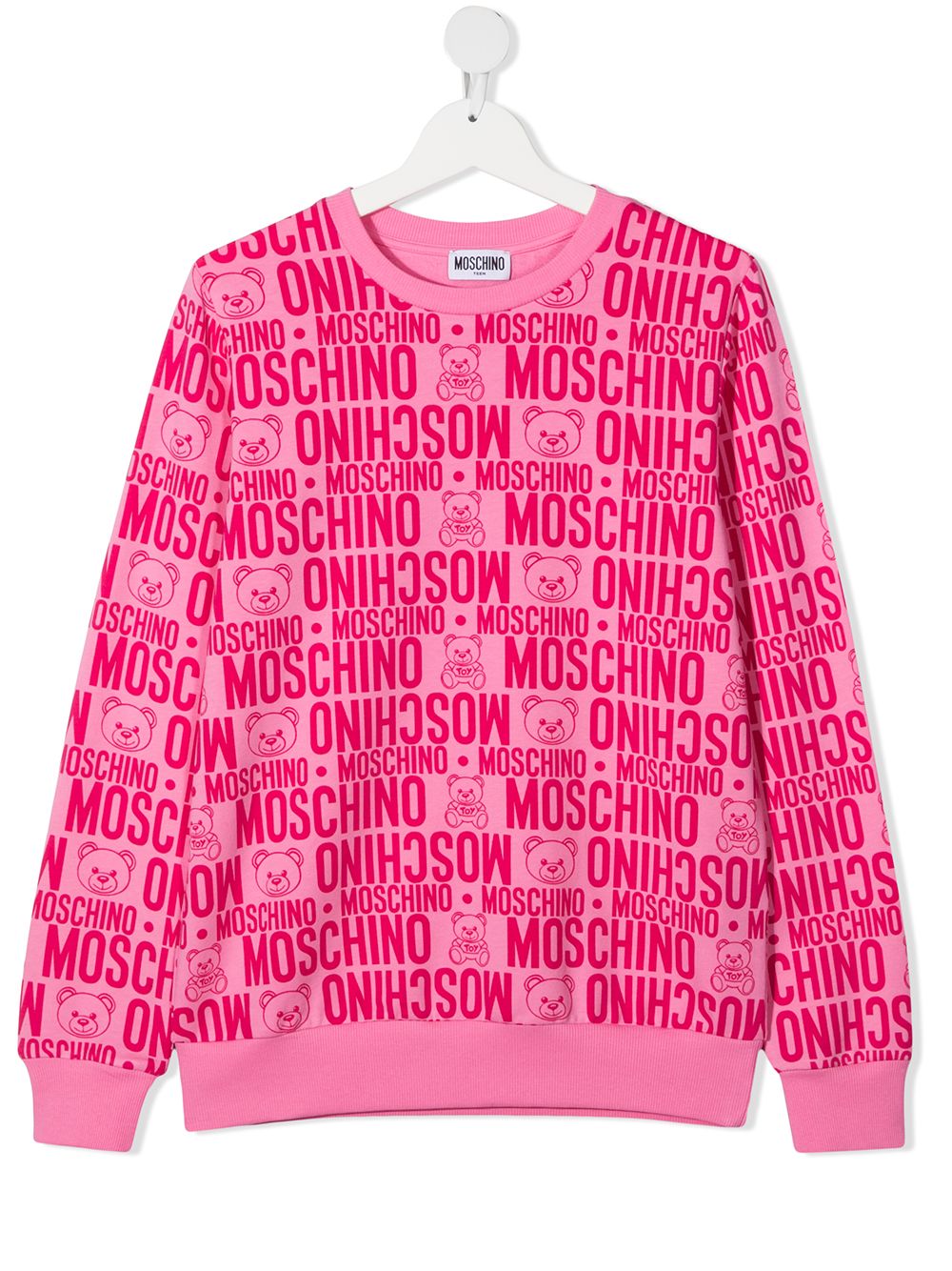 фото Moschino kids толстовка с логотипом