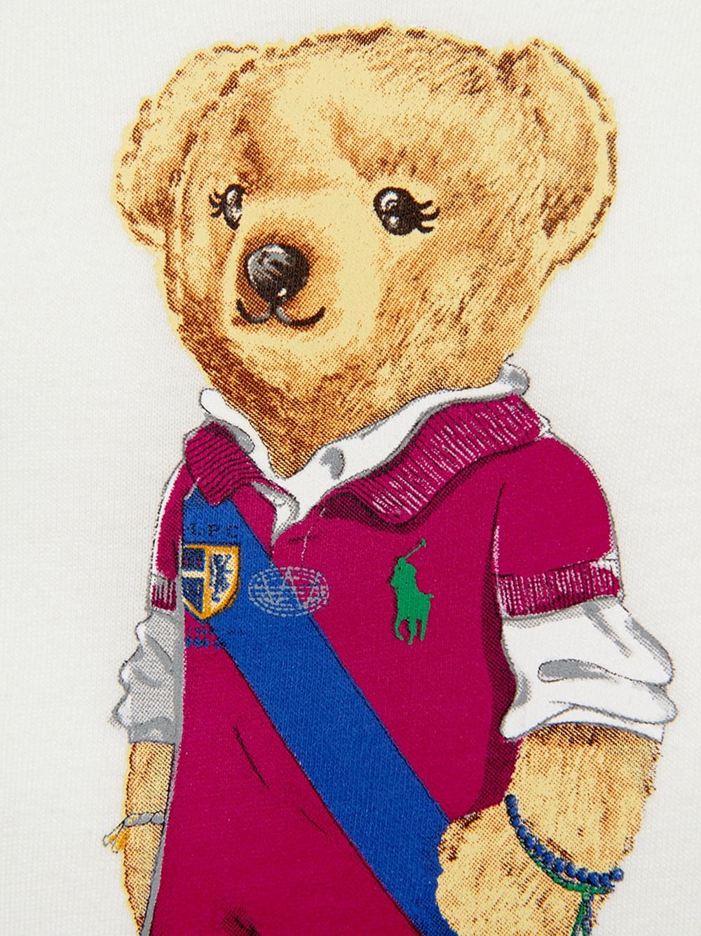 фото Ralph lauren kids футболка с принтом polo bear