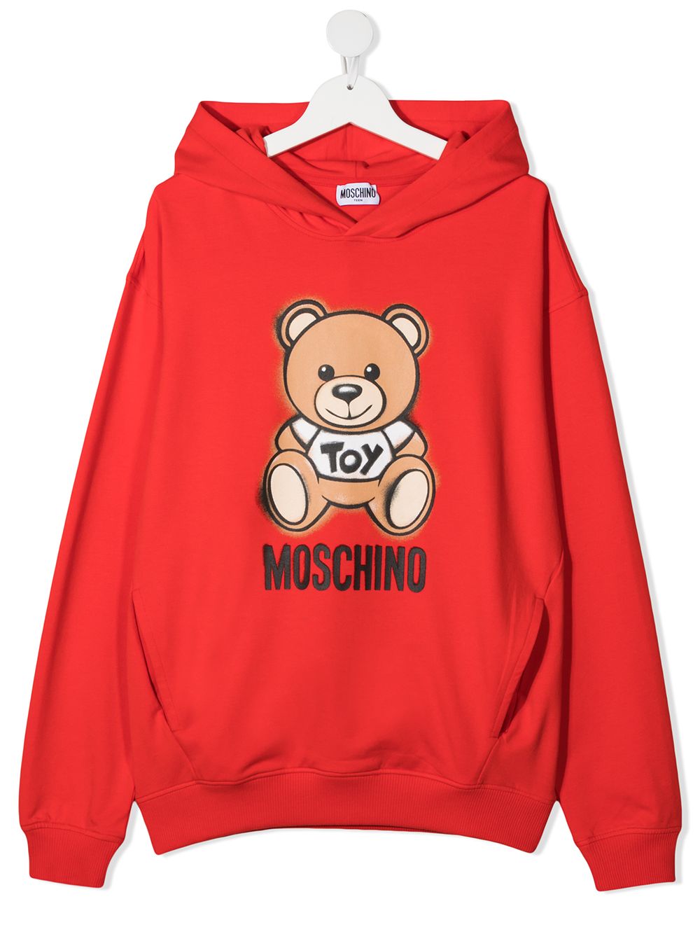 фото Moschino kids худи с принтом teddy