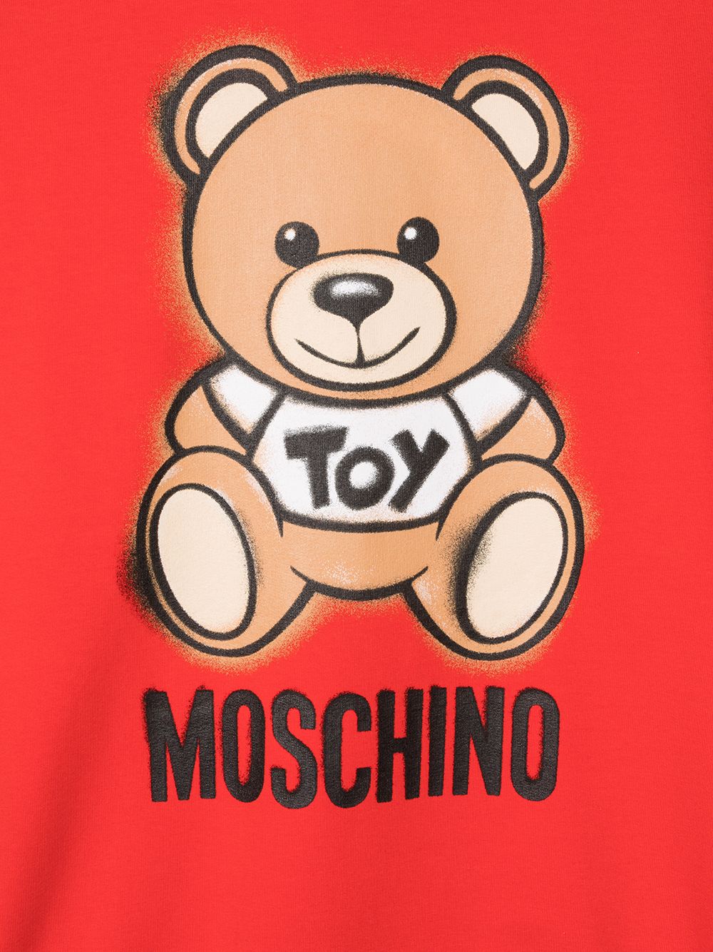 фото Moschino kids худи с принтом teddy