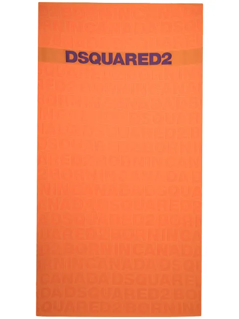Dsquared2 منشفة قطن بطبعة شعار الماركة