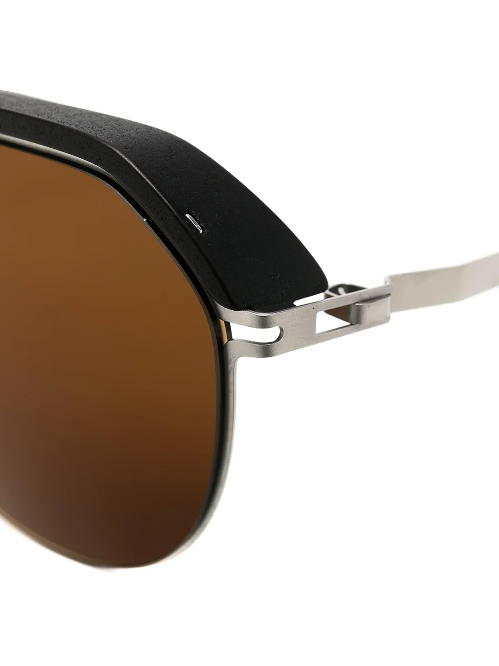 фото Mykita солнцезащитные очки-авиаторы со вставкой