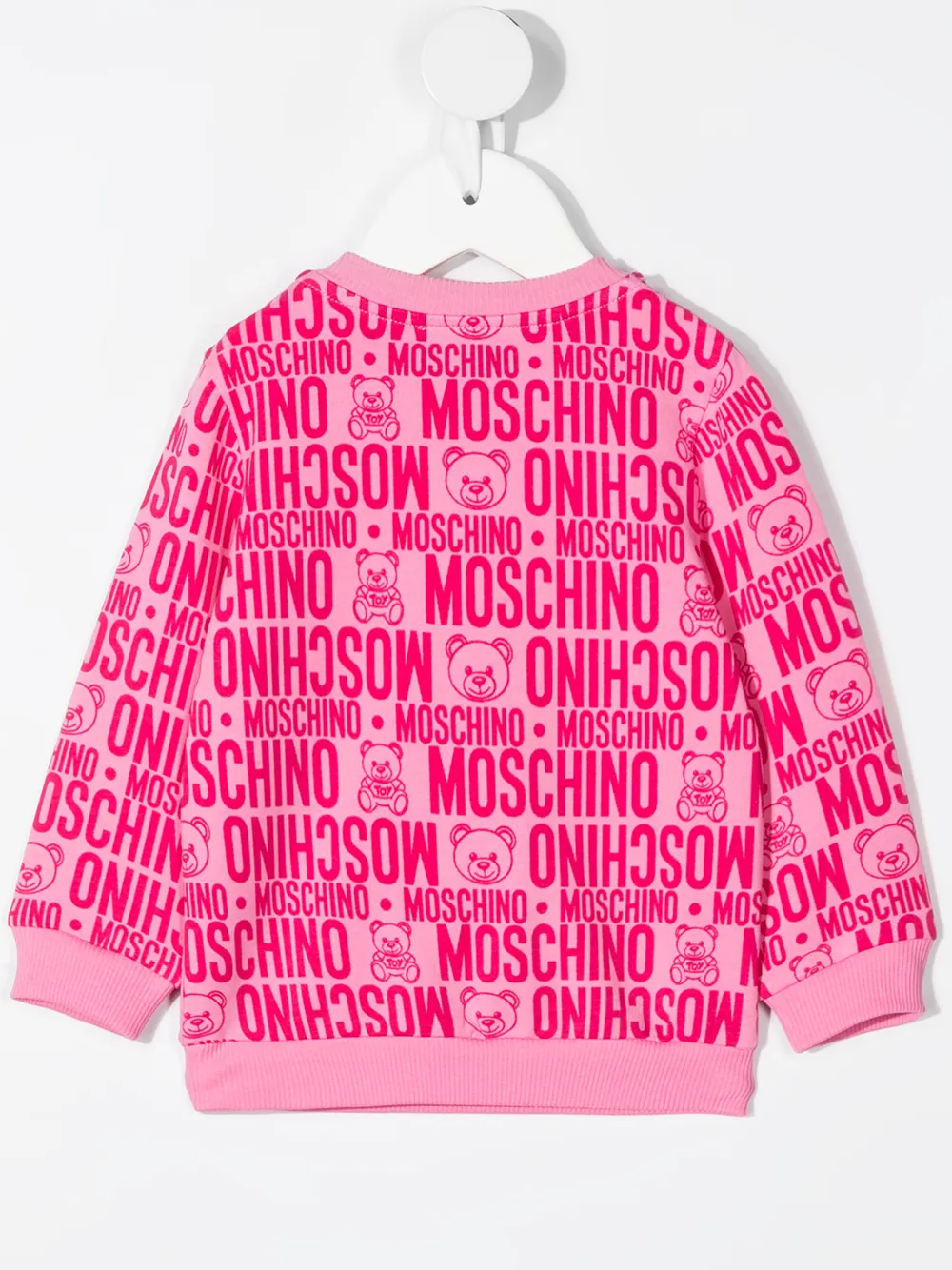 фото Moschino kids толстовка с принтом