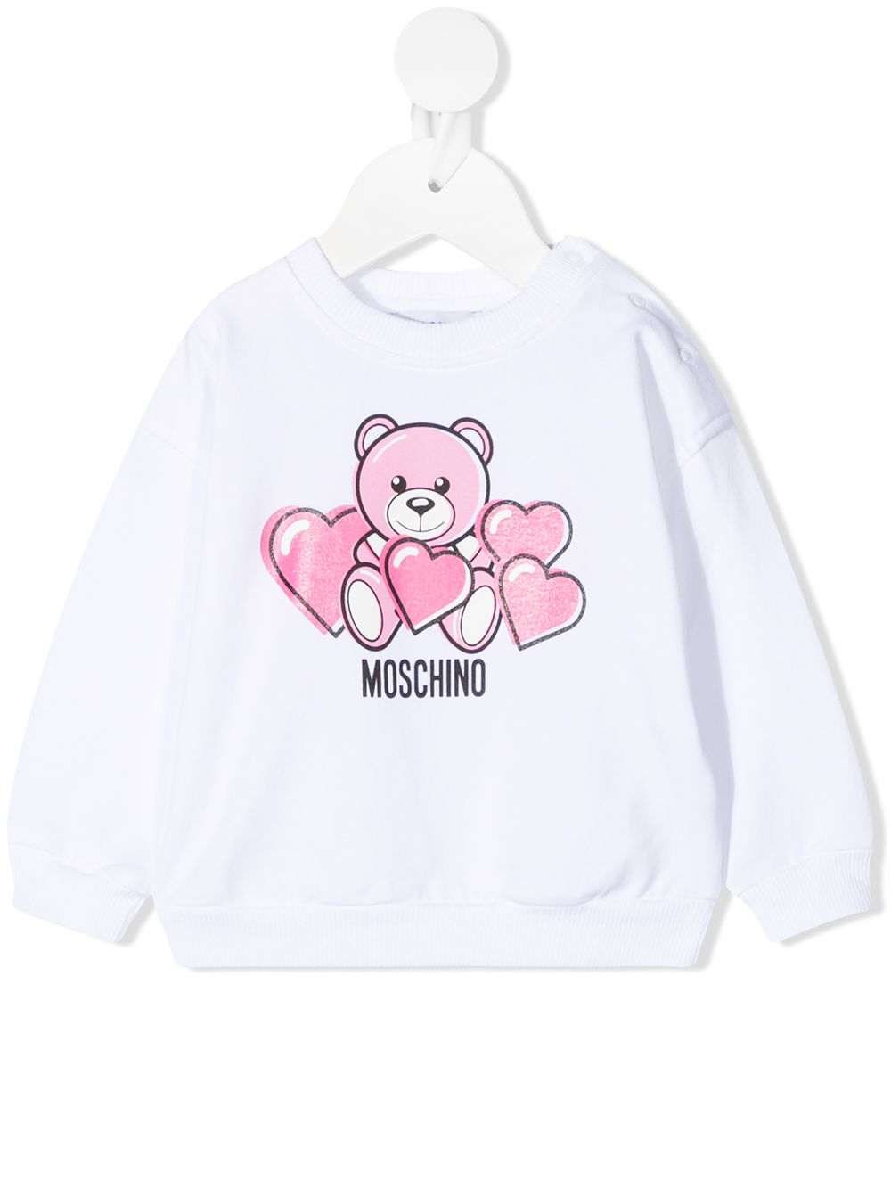 фото Moschino kids толстовка с принтом