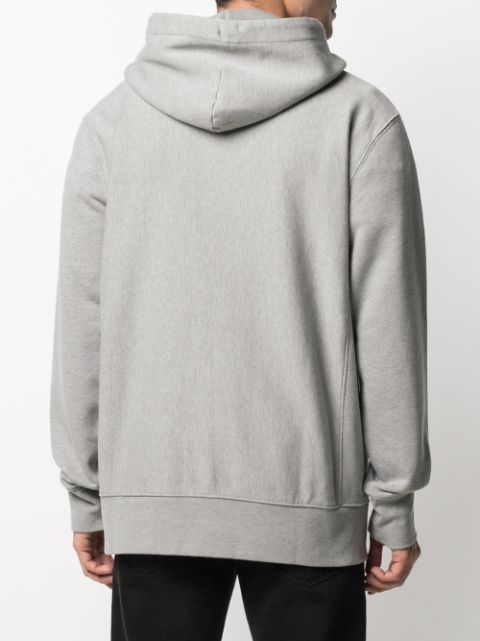 Shop Vans embroidered-logo hoodie with Express Delivery - FARFETCH