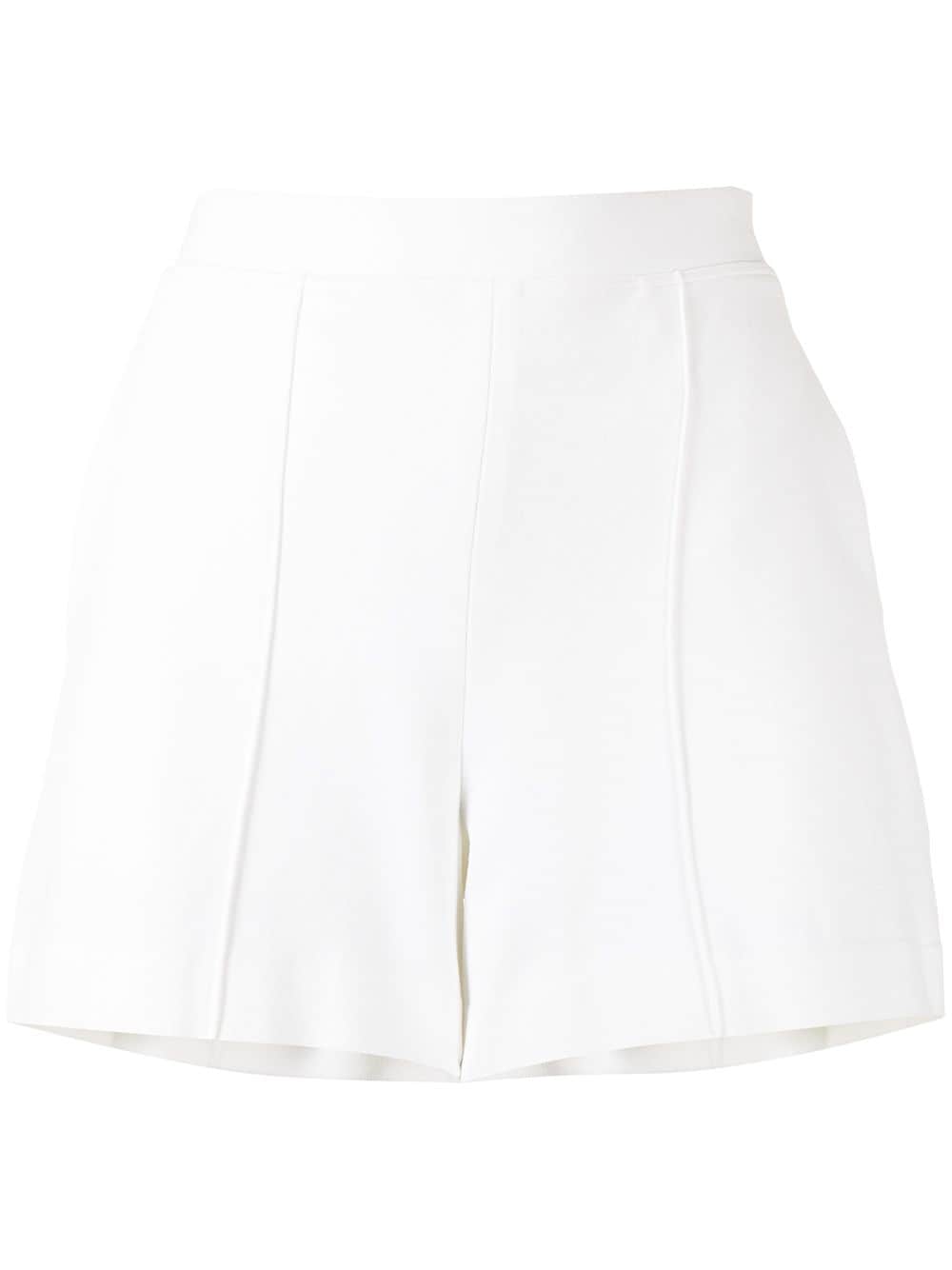 Rosetta Getty Pressed Crease Shorts In White