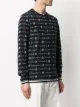 Giorgio Armani monogram print jumper