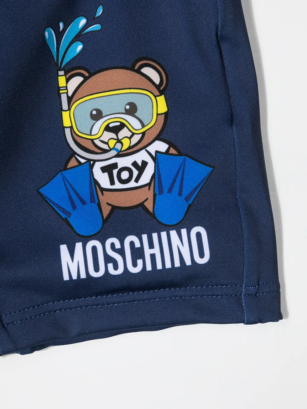 фото Moschino kids плавки-шорты teddy diver