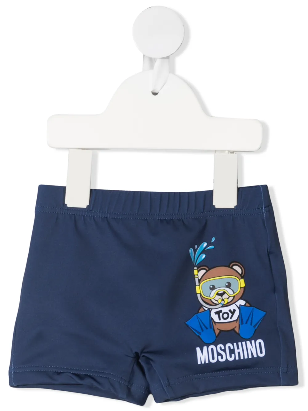 фото Moschino kids плавки-шорты teddy diver