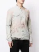 Giorgio Brato distressed leather shirt jacket