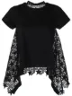 Image 1 of Sacai star cut-out back panel T-shirt