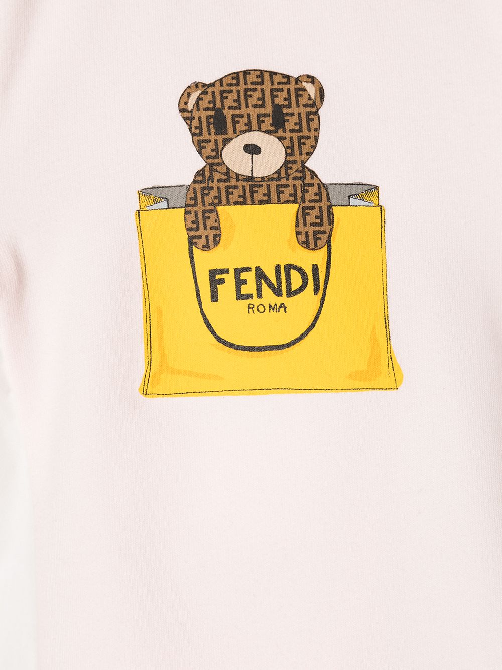 фото Fendi kids платье с принтом