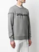 Balmain flocked logo sweatshirt