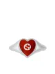 Image 1 of Gucci Interlocking G heart ring